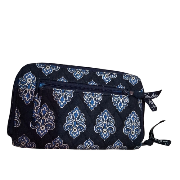 Vera Bradley Blue and White Patterned Wallet - Picture 2 of 2